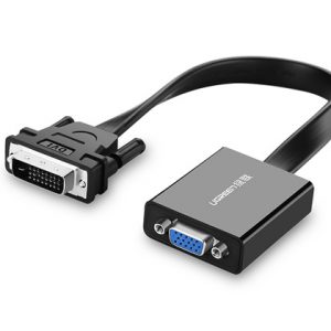DVI-D to VGA Active Converter Black DVI-D to VGA Active Converter Black