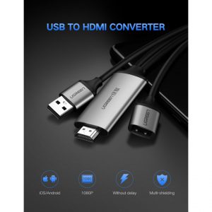 USB to HDMI Digital AV Adapter Gray USB to HDMI Digital AV Adapter Gray