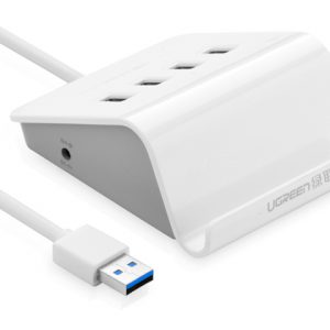 UGREEN 4 Ports USB 3.0 Hub with Phone Stand 1m UGREEN 4 Ports USB 3.0 Hub with Phone Stand 1m