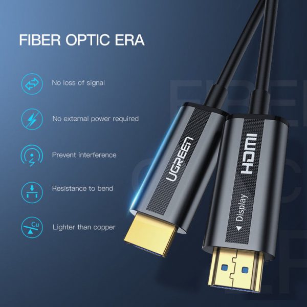 Ugreen HDMI 2.0 Zinc alloy Optical Fiber Cable 40M