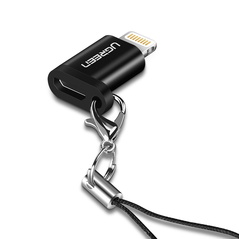 UGREEN Micro USB Female to Lightning Male Adapter (Black) | Surovi  Enterprise Ltd.