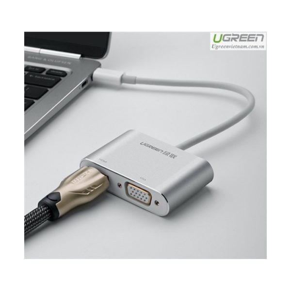 UGREEN USB-C to HDMI+VGA Converter Aluminum case