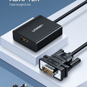 UGREEN VGA to HDMI Converter BLACK UGREEN VGA to HDMI Converter BLACK