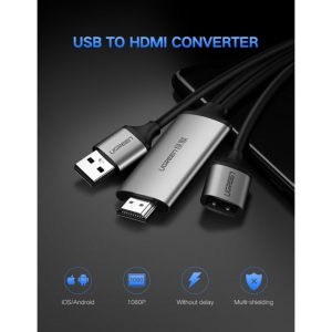 Ugreen USB to HDMI Digital AV Adapter  Gray