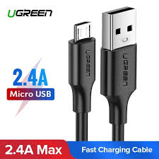 UGREEN USB 2.0 Male to Micro USB Data Cable Black 2M