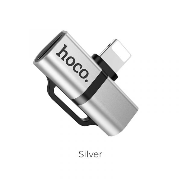 LS20 Apple Dual Lightning Digital Audio Converter Silver
