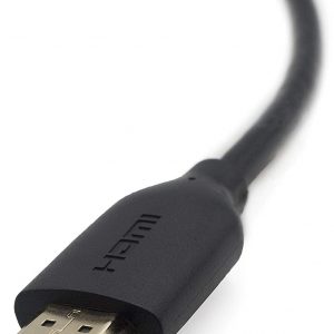Belkin CABLE,HDMI,M/M,2M,HIGH SPEED W/ETHERNET,BLACK,GOLD