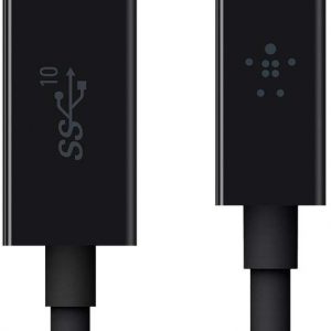 Belkin CABLE,USB 3.1,TYPE C-USB A,10GBPS,3A,1M,BLACK