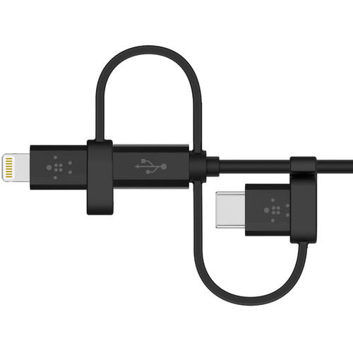 Belkin USB-A TO MICRO USB/LTG/USB-C,4,CHRG/SYNC CABLE