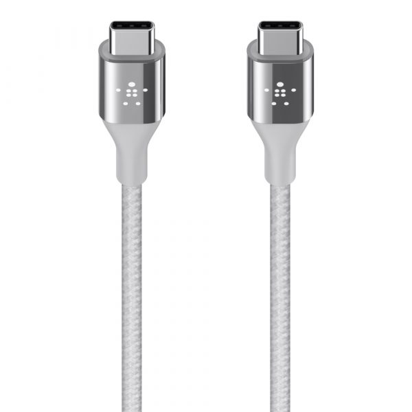 Belkin DURATEK CHARGE CABLE, USB-C to USB-C ,4 ,SILVER