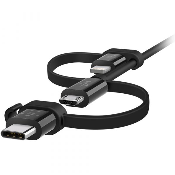 Belkin USB-A TO MICRO USB/LTG/USB-C,4,CHRG/SYNC CABLE