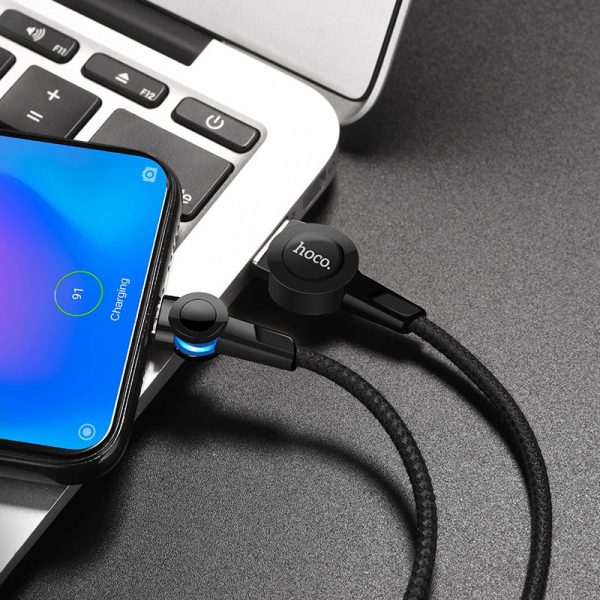 S8 Magnetic Charging Cable Type C Black