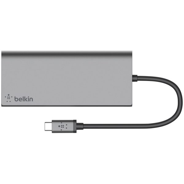 Belkin USB-C MULTIMEDIA HUB+ POWER,SPACE GRAY
