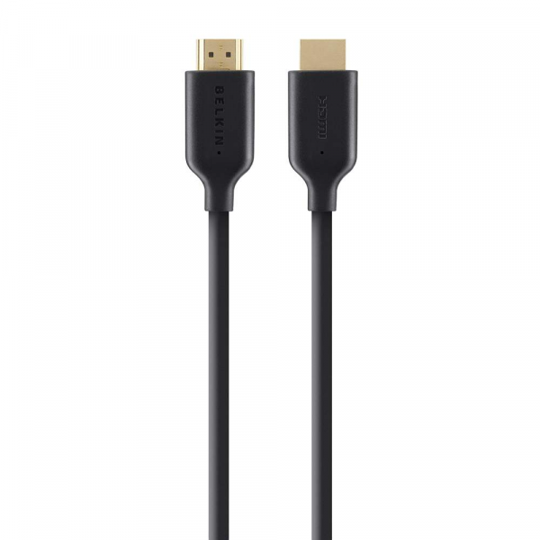 Belkin CABLE,HDMI,M/M,1M,HIGH SPEED W/ETHERNET,BLACK,GOLD