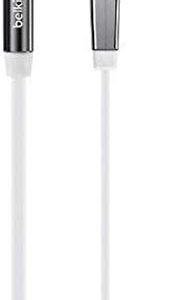 CABLE,3.5MM AUDIO,M/M,FLAT,RT ANGLE,4',WHT CABLE,3.5MM AUDIO,M/M,FLAT,RT ANGLE,4',WHT