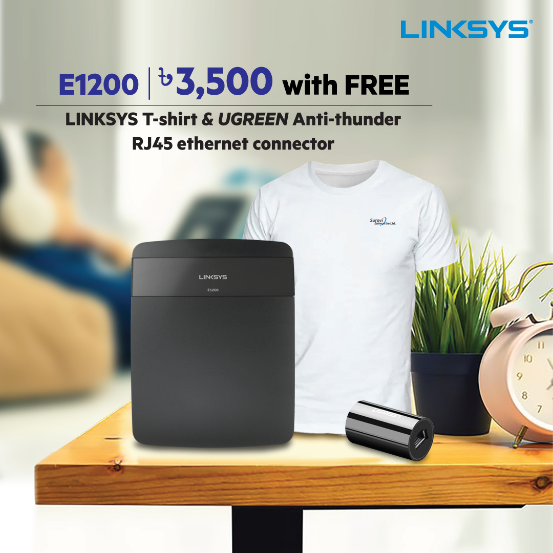 Linksys E1200 Wireless N300 Router Surovi Enterprise Ltd.