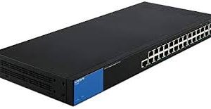 Linksys 24-Port Rackmount Gigabit Ethernet Unmanaged Network Switch-LGS124 Linksys 24-Port Rackmount Gigabit Ethernet Unmanaged Network Switch-LGS124