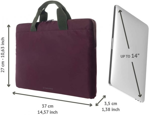 Tucano Minilux Padded Laptop/Shoulder Bag for 13/14 Inch Laptop/Tablet/Netbook