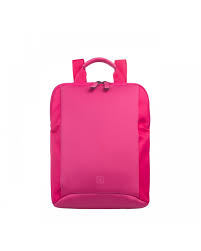 Tucano BFLABK-M-F Nylon And Neoprene Backpack with Internal Laptop Pocket - Fuchsia