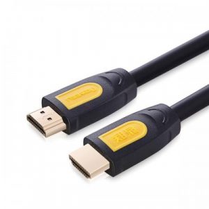 Ugreen HDMI Male to Male Cable-1 Meter, Black-Yellow