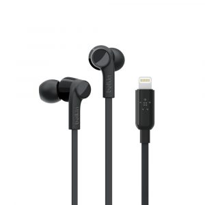 Belkin G3H0001btBLK Rockstar In-Ear Earphone with Lightning Connector-Black Belkin G3H0001btBLK Rockstar In-Ear Earphone with Lightning Connector-Black