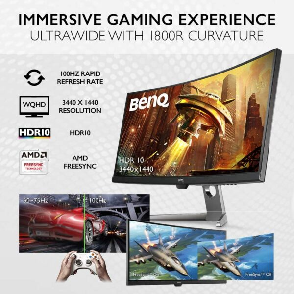 BenQ EX3501R Ultrawide Curved Gaming Monitor