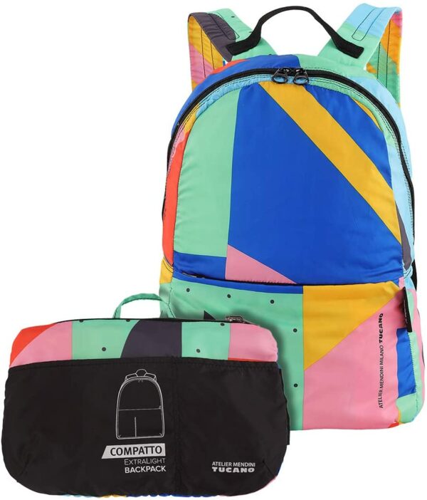 Tucano Shake MENDINI Foldable Backpack - Colourful