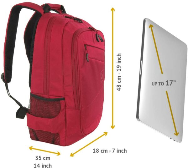 Tucano Lato Laptop Backpack 17 Inch. Red