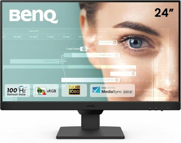 BenQ GW2490 24 inch 100Hz 99% sRGB Eye-Care Home Office Monitor